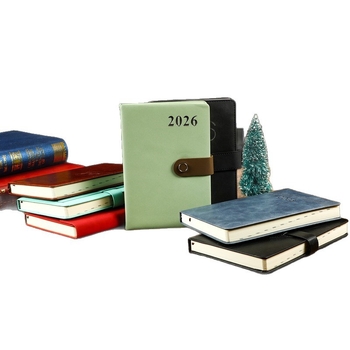 Jurnal gros cu copertă din PU, cu logo personalizat, caiet de birou cu închidere magnetică, 200–300 de pagini