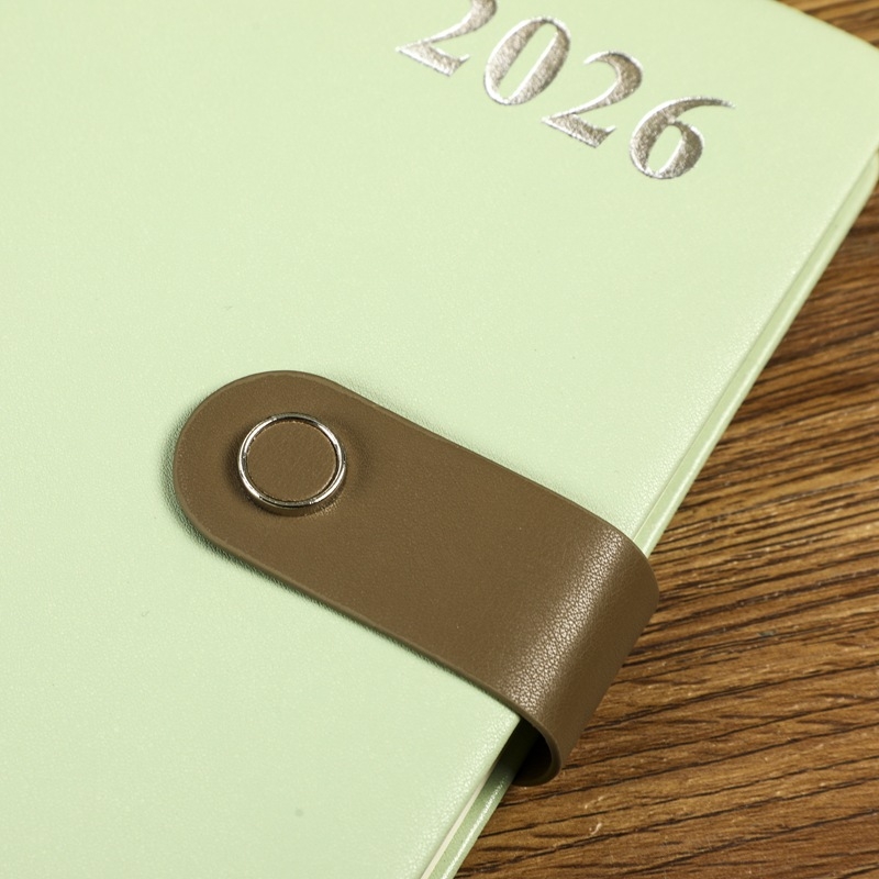 Jurnal gros cu copertă din PU, cu logo personalizat, caiet de birou cu închidere magnetică, 200–300 de pagini