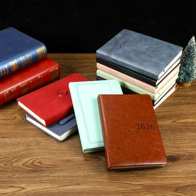 Jurnal gros cu copertă din PU, cu logo personalizat, caiet de birou cu închidere magnetică, 200–300 de pagini