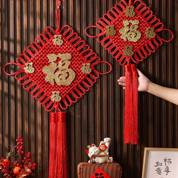 Nod chinezesc realizat manual, decor pentru noua casă, sufragerie și hol, Anul Șarpelui 2025