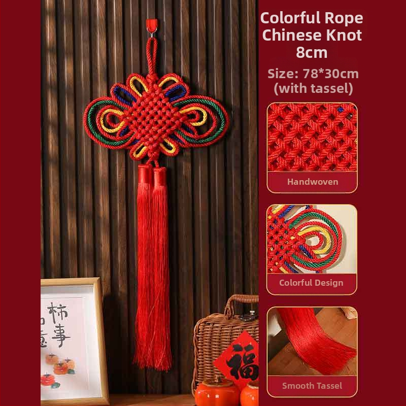 Nod chinezesc realizat manual, decor pentru noua casă, sufragerie și hol, Anul Șarpelui 2025