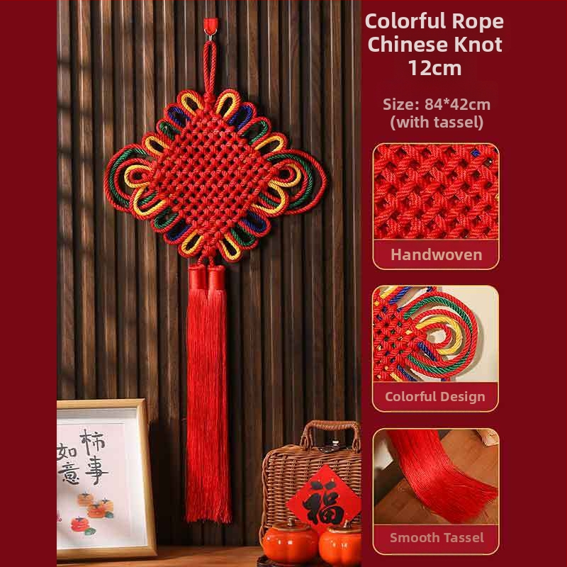 Nod chinezesc realizat manual, decor pentru noua casă, sufragerie și hol, Anul Șarpelui 2025
