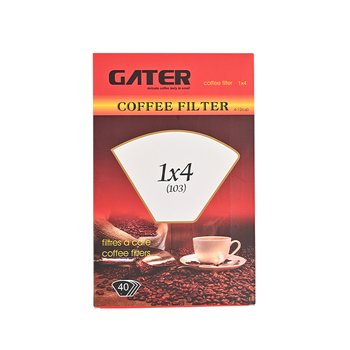 Hartie de filtru cafea V60, în formă conică, din pulpă de lemn, pentru 1-4 porții, filtru V02