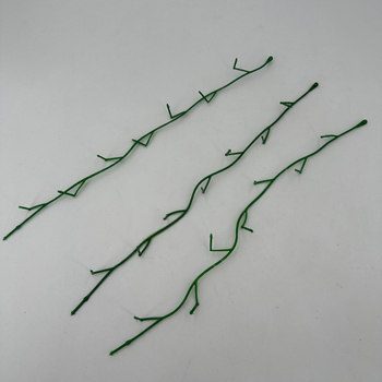 Accesorii pentru flori artificiale în stil răatan, conectori cu 8 găuri, componente din plastic semi-finite pentru decor pe perete cu plante