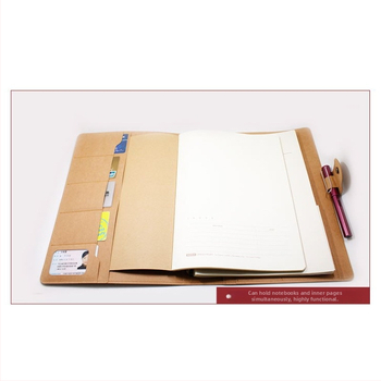 Set A4 din piele: binder, dosar de afaceri și notebook mare pentru birou