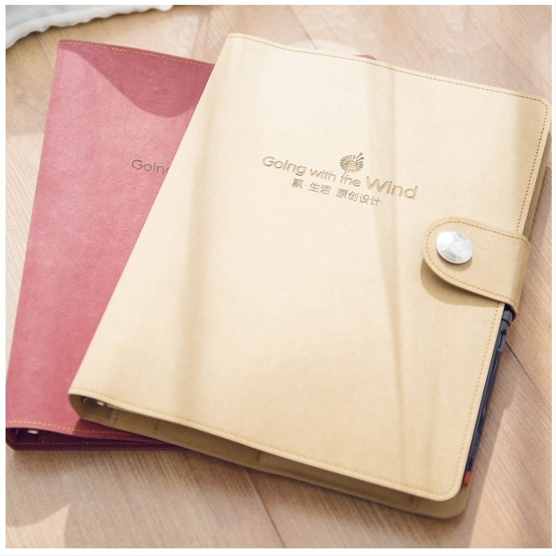 Set A4 din piele: binder, dosar de afaceri și notebook mare pentru birou