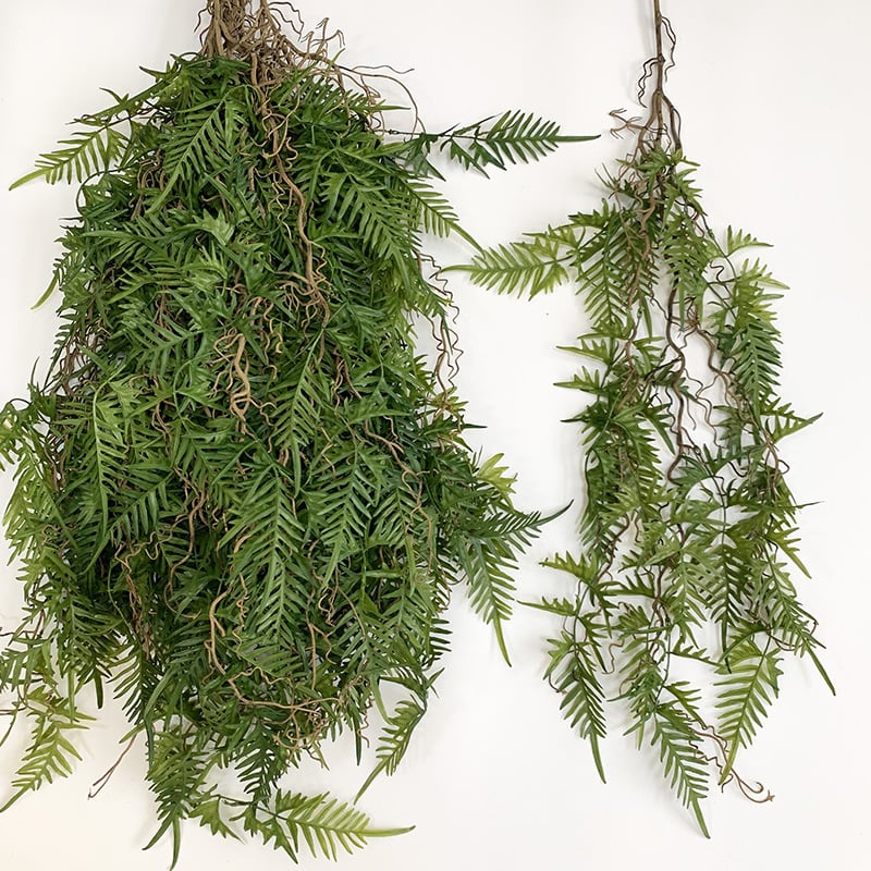 Plantă artificială din ratan cu frunză persană – viță agățată pentru perete și tavan, decor de nuntă