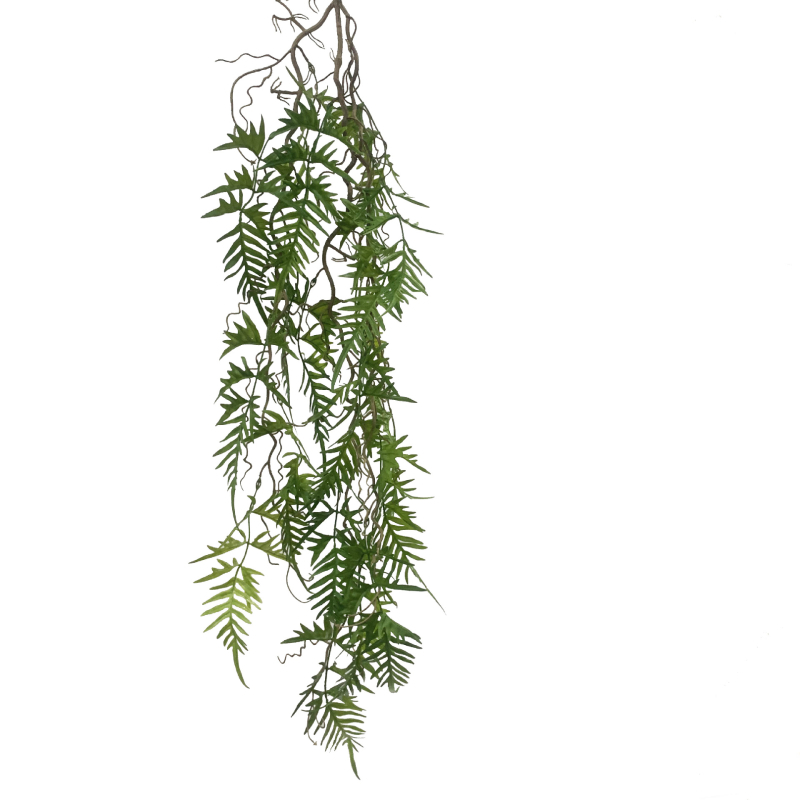 Plantă artificială din ratan cu frunză persană – viță agățată pentru perete și tavan, decor de nuntă