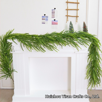 Vine artificiale Norfolk Pine, lucrate manual, pentru decorul șemineului