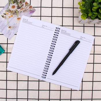 Jurnal spiral personalizat cu logo – notebook pentru elevi cu foi detașabile