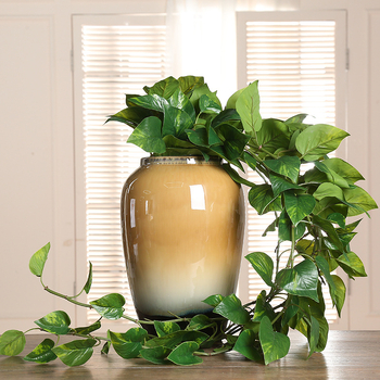 Pothos artificial, liană pentru perete, plantă verde decorativă, înălțime 30–100 cm