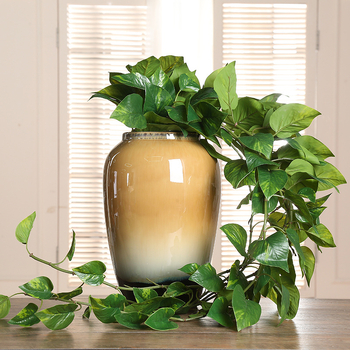 Pothos artificial, liană pentru perete, plantă verde decorativă, înălțime 30–100 cm