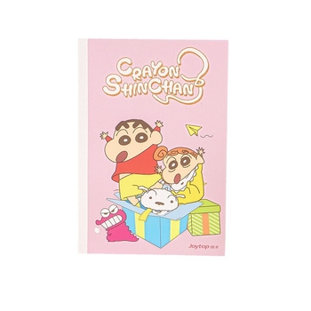 Joytop Jurnal A5 cu legare adezivă, 36 de pagini, linii, stil drăguț, Crayon Shin-Chan