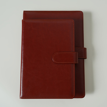 Jurnal personalizat de întâlniri, luxos, cu copertă din piele ecologică, imprimare logo, copertă rigidă