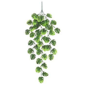 Viță artificială cu 69 frunze, forme de carapace de broască țestoasă, pentru decor de perete acasă
