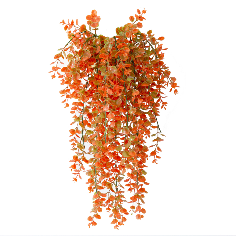 Viță artificială de eucalipt cu ratan – plantă suspendată pentru decor exterior