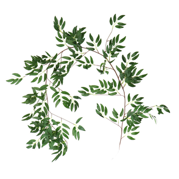 1,7 m Willow Leaf Rattan plant cu flori din plastic, recuzită fotografică pentru nunți și decor casnic
