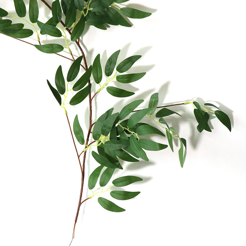 1,7 m Willow Leaf Rattan plant cu flori din plastic, recuzită fotografică pentru nunți și decor casnic