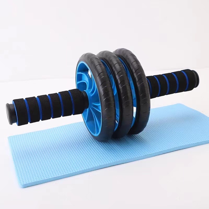 Nova višefunkcionalna rolna za trbušne mišiće s dvostrukim kotačem, tih fitness uređaj za muškarce i žene