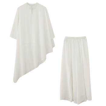 Ženski Hanfu set od šifona u retro etničkom stilu — Zen haljina za čaj i plesni kostim