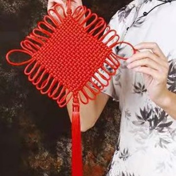 Pandantiv cu nod chinezesc, țesut manual, pentru living, decor pentru casa nouă