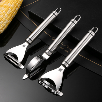 Cuțit de decojit din oțel inoxidabil 304, mâner Rosewood – bucătărie, multifuncțional pentru decojit fructe, răzuit porumb și cartofi