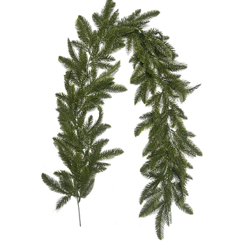 Plante artificiale verzi cu benzi plate din ratan pentru decor de Crăciun, Halloween, nuntă, interior/exterior