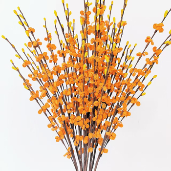 Buchet artificial de primăvară cu flori de prune și iasomie, material PE, înălțime 100–200 cm, pentru nuntă și decor acasă