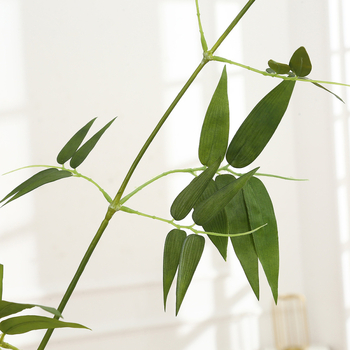 Plantă artificială de bambus pentru decor interior, 118 cm înălțime, potrivită pentru hoteluri, restaurante și decor de birou acasă