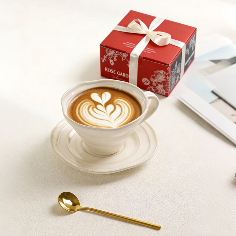 Ceașcă ceramică pentru cafea de mic dejun, stil retro, glazură roșie, ceașcă de apă pentru uz casnic, ceașcă pentru lapte și ovăz
