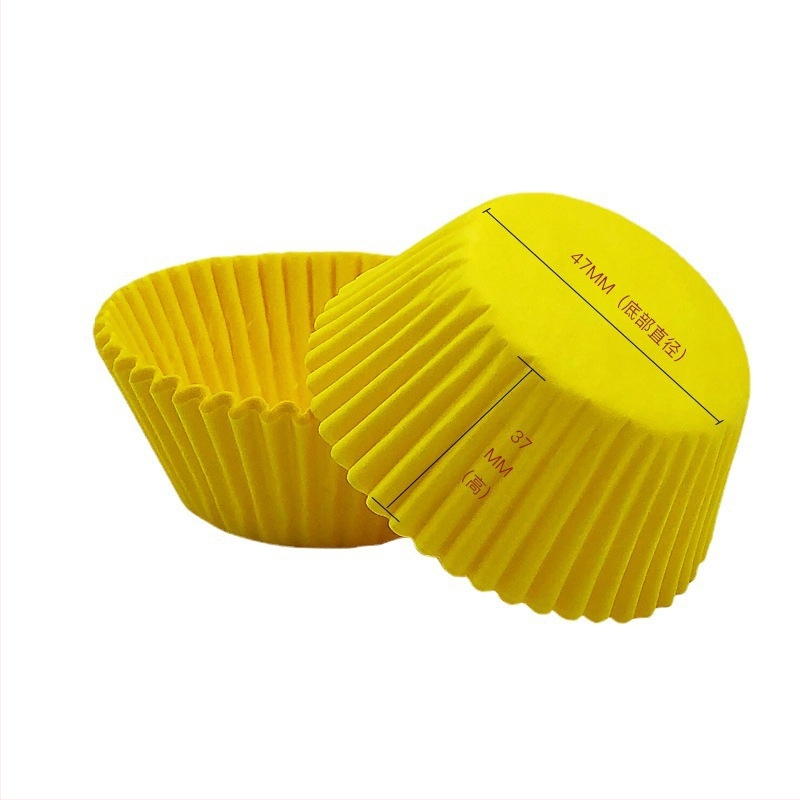 4737 Cupe de brioșe din hârtie pentru copt, colorate, rezistente la ulei, acoperire din silicon, din pulpă de lemn brută