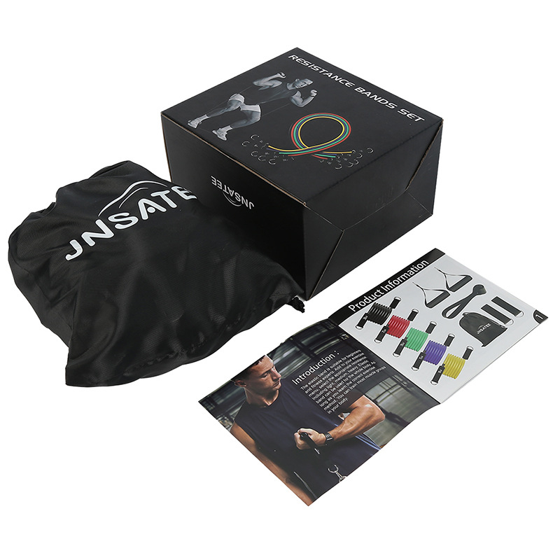 Elastična latex traka za oblikovanje tijela i fitness – otpor 100 lb, set od 11 komada