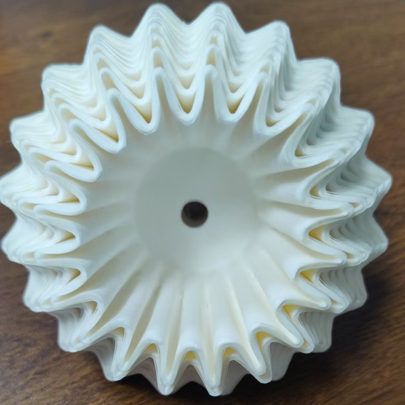 Filtru de cafea pour-over, gros, perforat, din fibră de lemn, mărimea 155/250