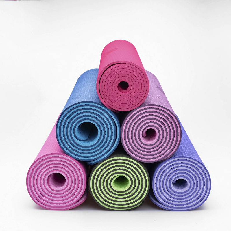 TPE joga podloga, protuklizna, debela i šira, kućna podloga za fitness, dječja plesna podloga, apsorpcija šokova, veličina 183 × 61 cm