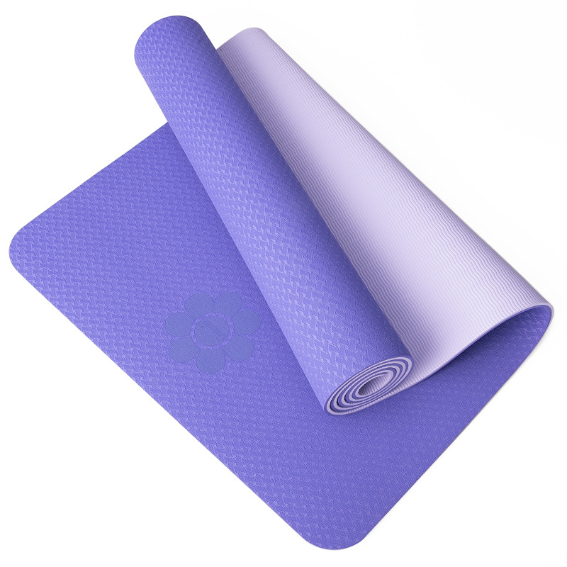 TPE joga podloga, protuklizna, debela i šira, kućna podloga za fitness, dječja plesna podloga, apsorpcija šokova, veličina 183 × 61 cm