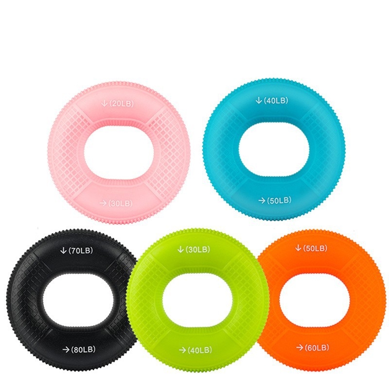 O-oblikovani silikonni grip za prste, 20 lb otpora, za djecu i odrasle