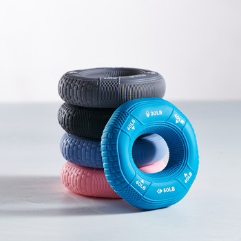 Silikonski prsten za jačanje hvata, treninzi ramena i zapešća, otpor 20–90 lb
