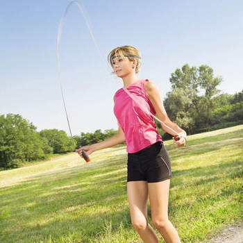 Uže za preskakanje s pjenastim držačima – natjecateljski model za fitness i sagorijevanje kalorija