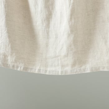 Midi suknja od lana, ležernog A-kroja, japanski minimalistčki umjetnički stil