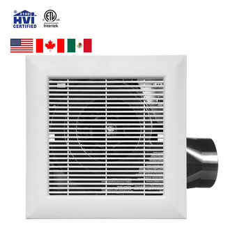 Ventilator de evacuare pentru baie, cu dublă certificare ETL și CSA, 110 CFM, extrem de silențios, 12 inci
