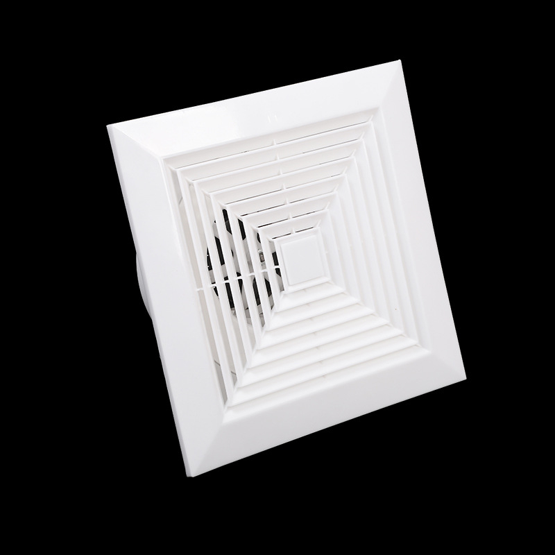 Ventilator de evacuare încorporat pentru baie, montaj pe tavan, carcasă ABS albă, 40W, 220V, 50Hz