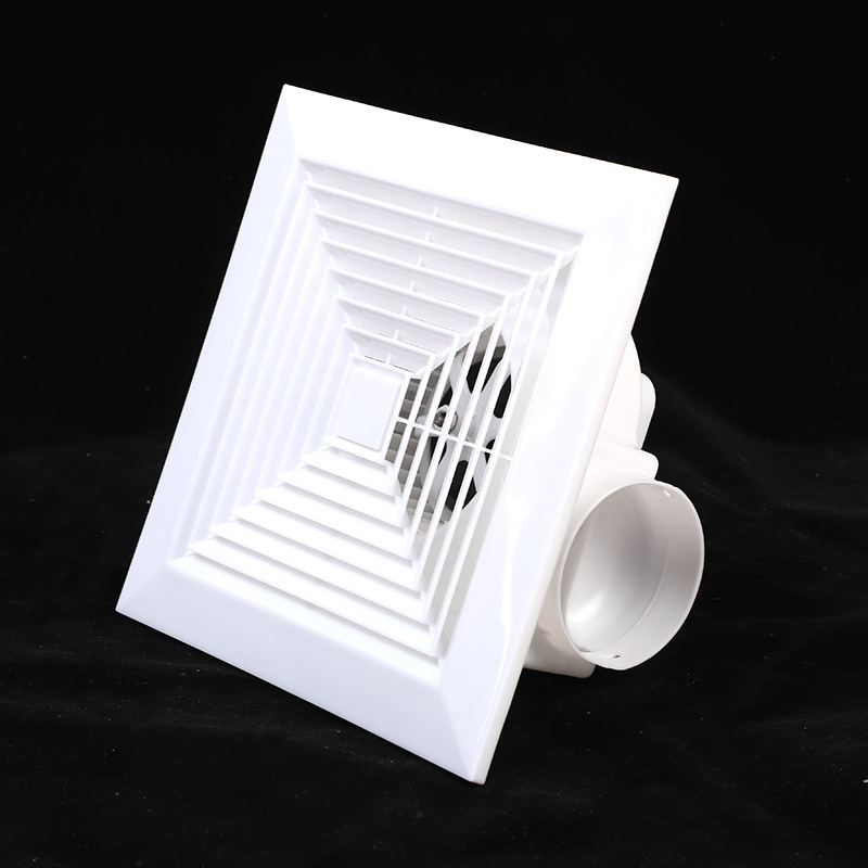 Ventilator de evacuare încorporat pentru baie, montaj pe tavan, carcasă ABS albă, 40W, 220V, 50Hz