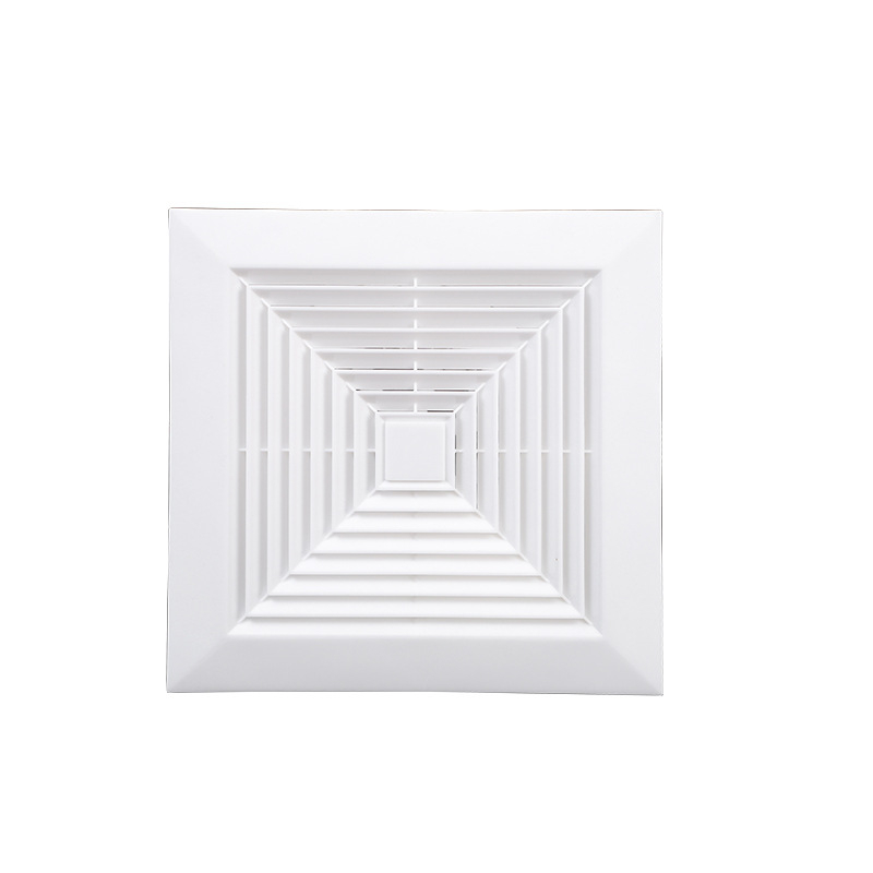 Ventilator de evacuare încorporat pentru baie, montaj pe tavan, carcasă ABS albă, 40W, 220V, 50Hz