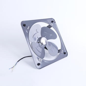 Ventilator de evacuare pentru bucătărie, carcasă metalică pătrată, cu viteză mare, funcționare silențioasă