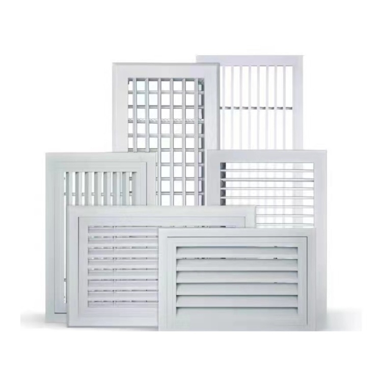 Cap circular din aliaj de aluminiu pentru grilă de ventilație ABS, lamelă simplă