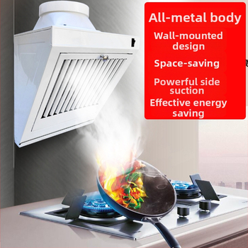 Nástenný malý kuchynský digestor do bytu – kompaktný výfukový ventilátor
