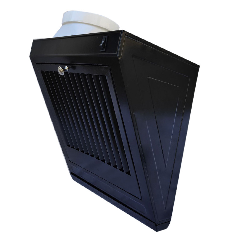 Hotă de bucătărie montată pe perete, mică, pentru apartamente – ventilator de evacuare compact