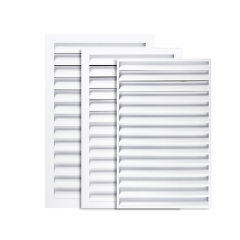Jaluzele din aluminiu pentru perete exterior, rezistente la ploaie, ventilație exterioară