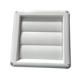 Gură de ventilație din PP cu plasă anti-insecte pentru interior și exterior, cu șuruburi