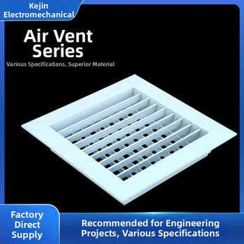 Ventilație din aliaj de aluminiu, cu formă rotundă și pătrată, ventil de evacuare, lamele impermeabile